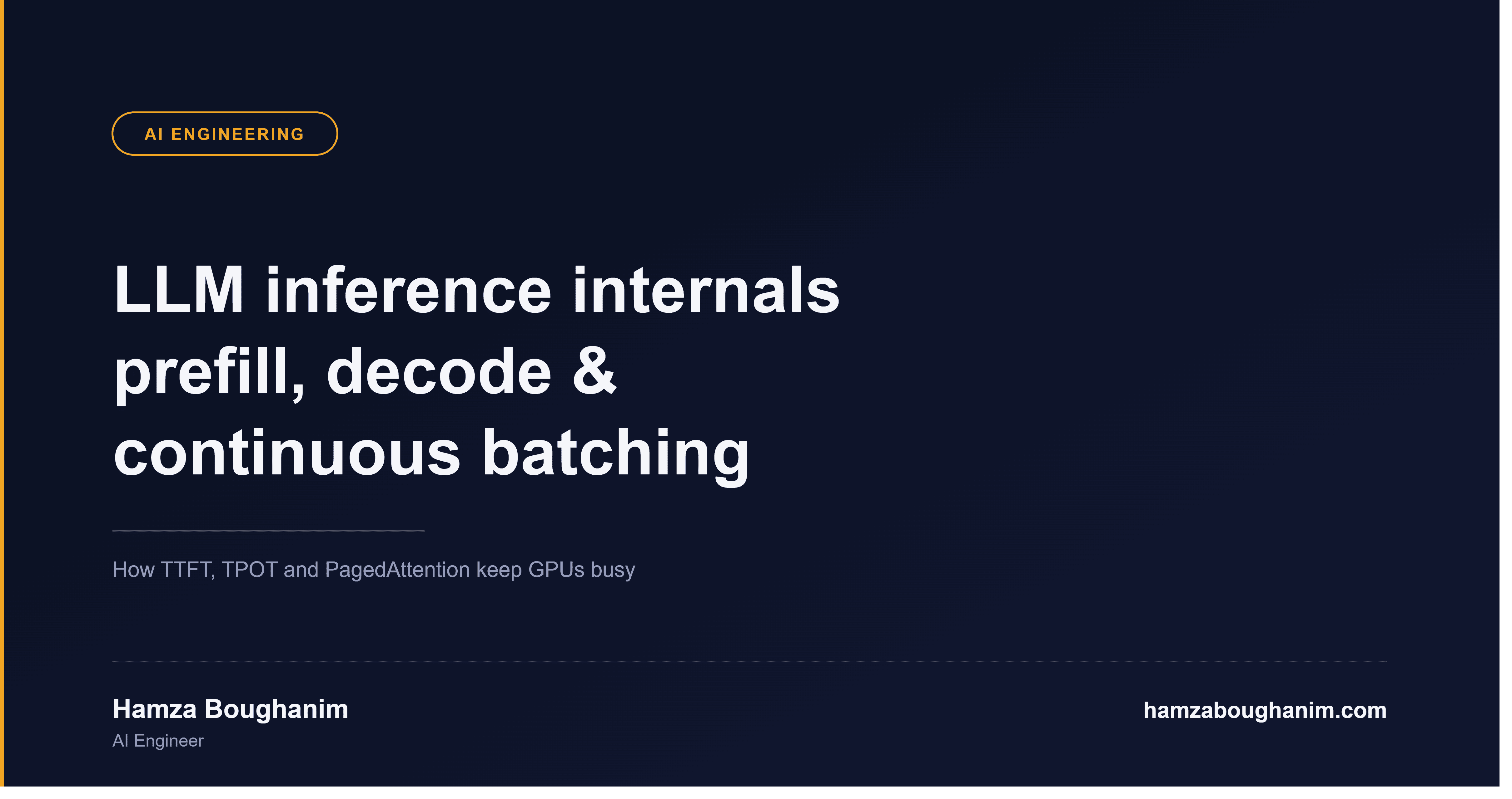 How LLM Inference Really Works: Prefill vs Decode
